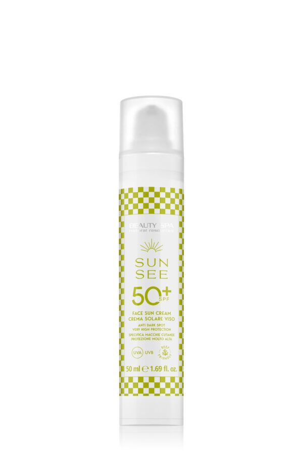 Beauty Spa Sun See Face Sun Cream Anti-Dark Spot SPF50+ 50ml αντηλιακό πρόσωπο πανάδες