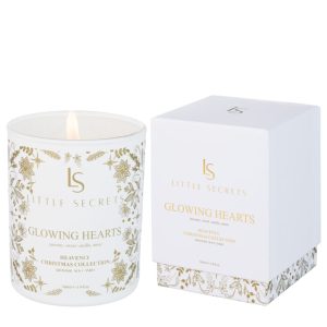 Little Secrets Glowing Hearts Aromatic Soy Candle Heavenly Collection 160ml